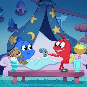 Photo Un poisson rouge, un poisson bleu