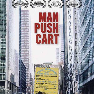 Photo Man Push Cart