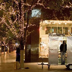 Photo Man Push Cart