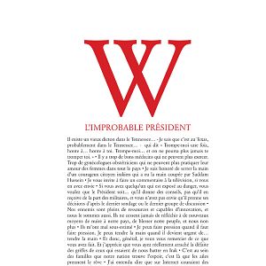 Photo W. - L'improbable Président