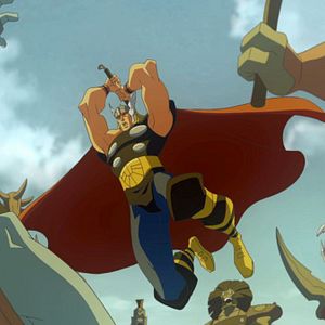 Photo Hulk vs. Thor et Wolverine