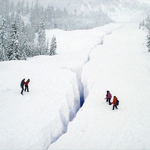 Photo Une famille sous l’avalanche