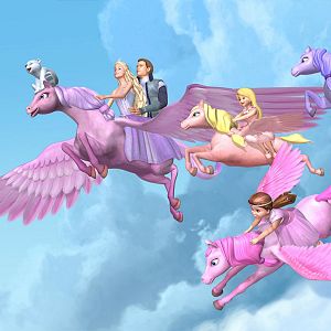 Photo Barbie et le cheval magique