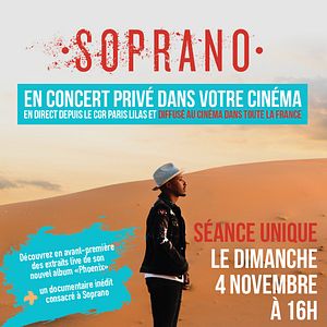 Photo Soprano - le concert privé diffusé au cinéma (CGR Events)