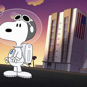 Photo Snoopy dans l'espace