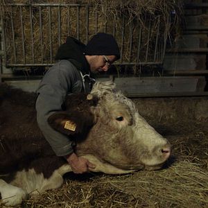 Photo Cyrille, agriculteur, 30 ans, 20 vaches, du lait, du beurre, des dettes