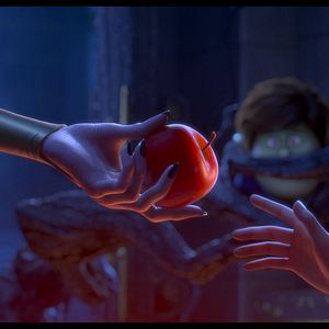 Photo Blanche Neige, les souliers rouges et les sept nains