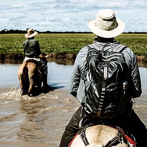 Photo Père et fils au bout du monde
