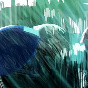 le parapluie bleu pixar