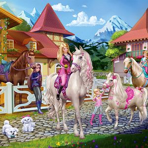 Photo Barbie & ses soeurs au club hippique