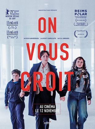 poster du film Bande-annonce On vous croit