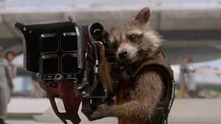 image de Rocket Racoon sort les armes 