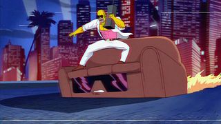 image de Le générique des Simpson façon film d'action des années 1980