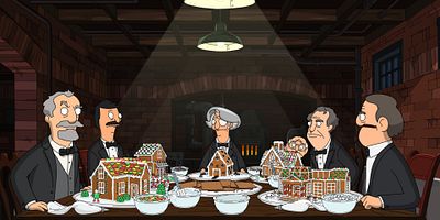 poster de la série La dernière maison en pain d'épices sur la gauche