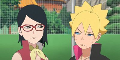 poster de la série Bataille de ninjutsu, filles contre garçons !