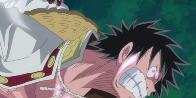 poster de la série Un ennemi à huit cent millions. Luffy contre Cracker aux mille bras !