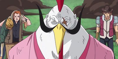 poster de la série Pagaille au château. Luffy fonce au lieu de rendez-vous !