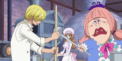 poster de la série Une saveur enivrante. Sanji ou le gâteau du bonheur !