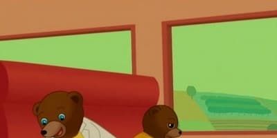 poster de la série Petit Ours Brun prend le train