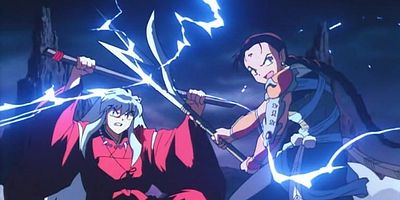 poster de la série La confrontation des armes démoniaques ! Raigekijin contre Tessaiga !