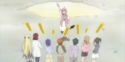 poster de la série Les sources de l'enfer, les filles extraterrestre et les sept couleurs