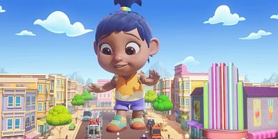 poster de la série Jusqu'au ciel / Le lama déboussolé