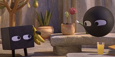 poster de la série Le très beau geste de Carré / L’éclipse