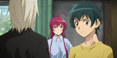 poster de la série Le Roi-démon et le héros vont acheter un futon