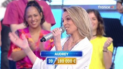 image de la news N'oubliez pas les paroles : Audrey explose les compteurs et passe la barre symbolique des 200 000 euros !
