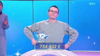 image de la news Emilien (Les 12 Coups de midi) réagit à sa cagnotte et surprend