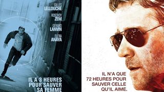 image de la news "A bout portant", "Les Trois prochains jours" : même créateur, (presque) mêmes taglines.