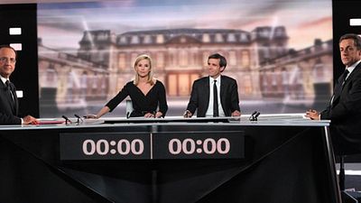 image de la news Audiences : 17 millions de téléspectateurs devant le débat Hollande / Sarkozy