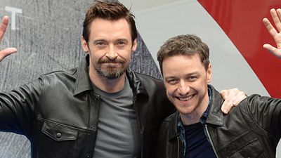 image de la news Photocall "X-Men" : Hugh Jackman et James McAvoy font le show !