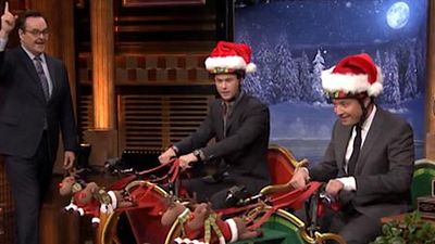 image de la news Chris Hemsworth et Jimmy Fallon font une course en traineaux !