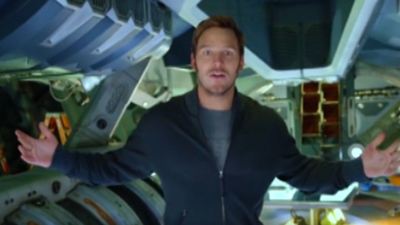 Les Gardiens de la Galaxie 2 : la visite du tournage continue avec Chris Pratt