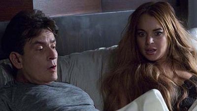image de la news Extrait Scary Movie 5 : quand Charlie Sheen et Lindsay Lohan tournent une sextape