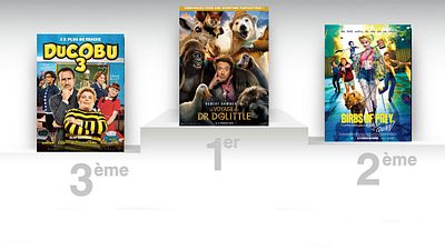 image de la news Box-office France : Birds of Prey, Dolittle et Ducobu se disputent la première place