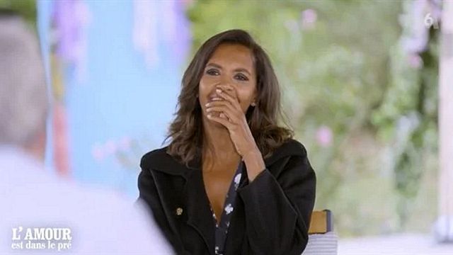image de la news "Ma petite gazelle", Karine Le Marchand (L'amour est dans le pré) se fait draguer par un agriculteur d’entrée de jeu (spoiler)