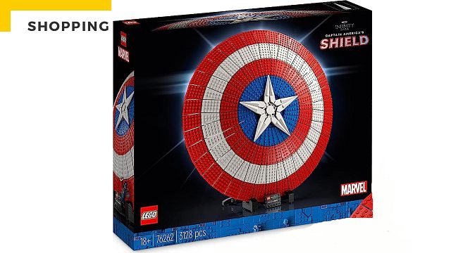 image de la news Marvel : précommandez l'immense bouclier de Captain America en LEGO !