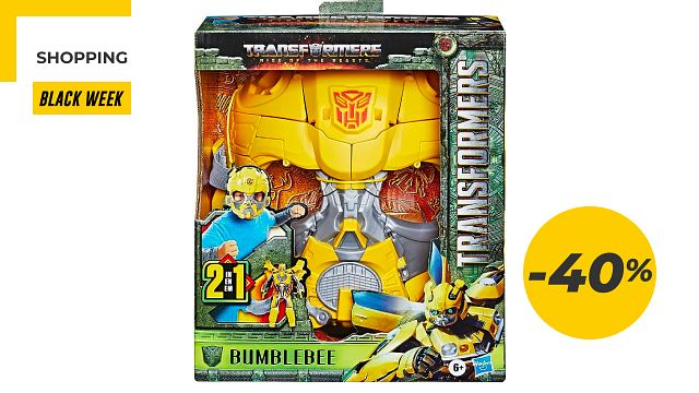 image de la news Black Week : transformez-vous en Bumblebee à -40% !