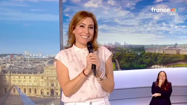 image de la news Léa Salamé "stressée" à quelques heures de son premier JT, elle prend la parole