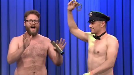 image de la news James Franco et Seth Rogen nus dans un gâteau pour Jimmy Fallon !
