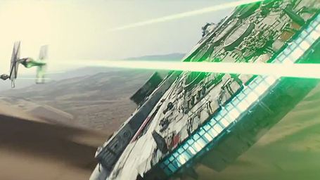 Star Wars VII : du Faucon Millenium au sabre laser en croix, la bande-annonce en 10 images fortes