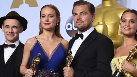 Oscars 2016 : les projets de DiCaprio, Brie Larson, Alicia Vikander et Mark Rylance