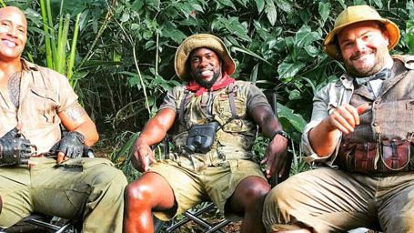 image de la news Jumanji : Dwayne Johnson et Karen Gillan se prélassent sur le tournage