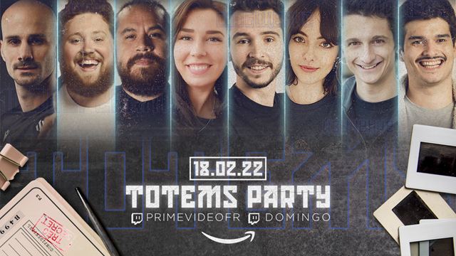 Totems Party avec Domingo : Prime Video vous donne rendez-vous sur Twitch pour une soirée top secrète