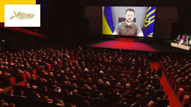 image de la news Cannes : "Le dictateur va perdre", le président ukrainien célèbre le pouvoir du cinéma en ouverture du festival