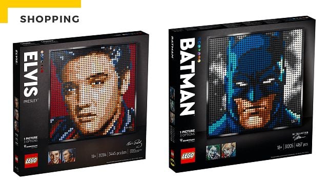 image de la news Batman & Elvis : découvrez les kits LEGO Art muraux à exposer !