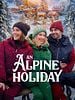 poster de Noël dans les Alpes