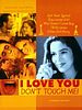 poster de I Love You, Don't Touch Me!